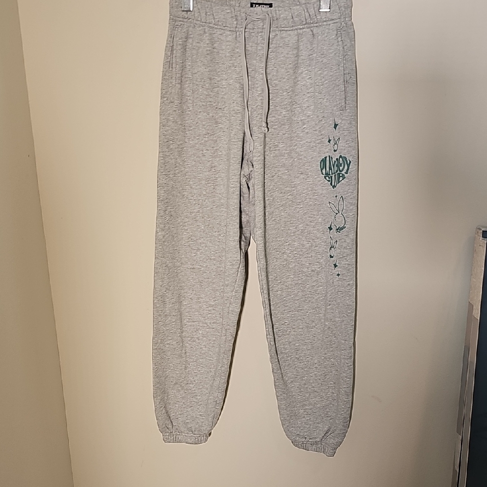 Playboy By PACSUN, Sweatpants. Size Small. Draw String Stretch‎ Waist. Rabbit